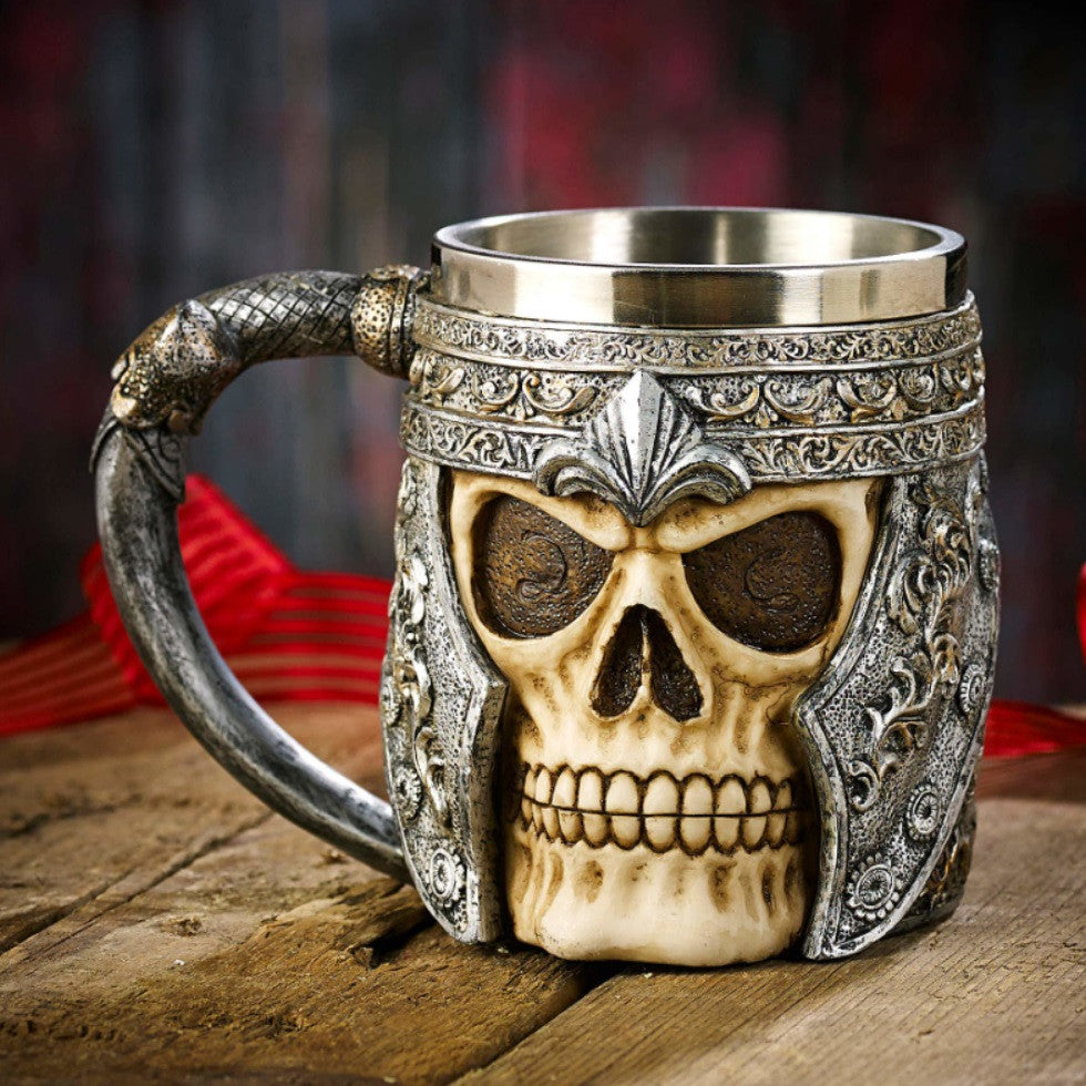 Skull Gothic Mug - aleph-zero
