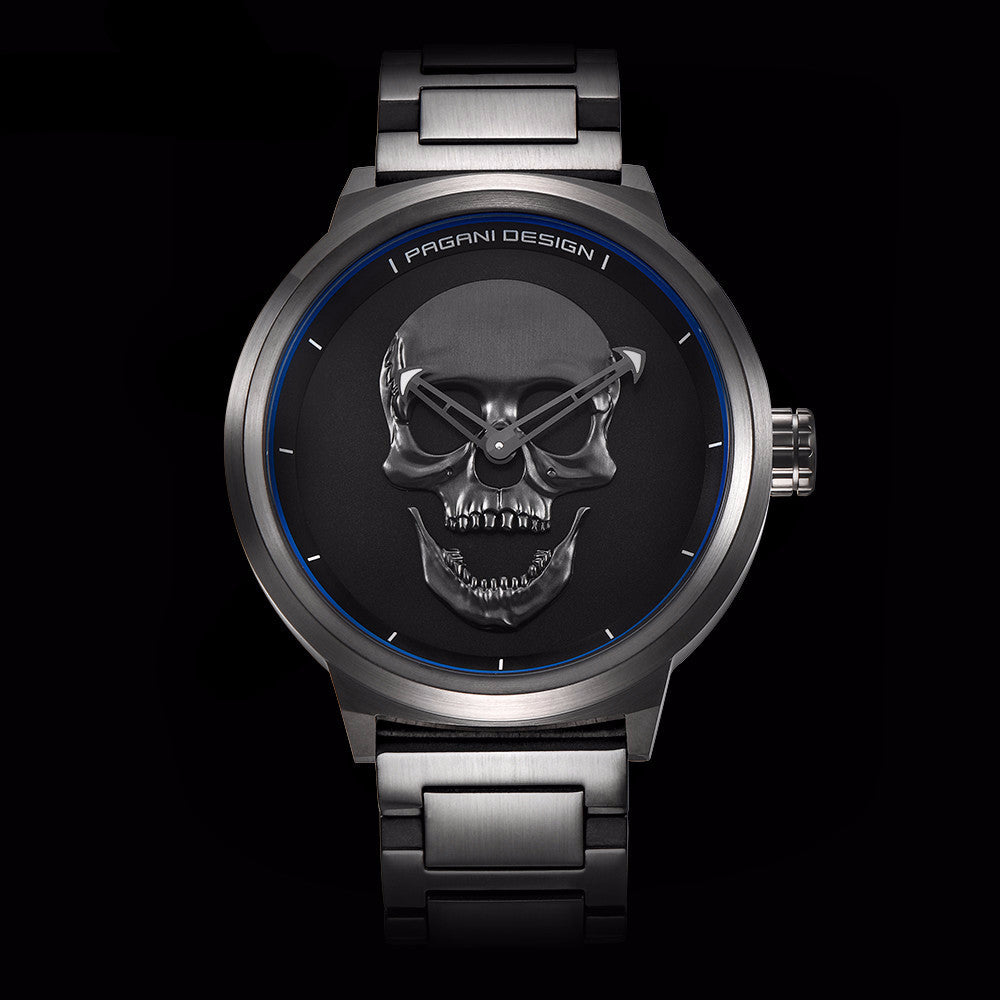 3D SKULL WATCH - aleph-zero
