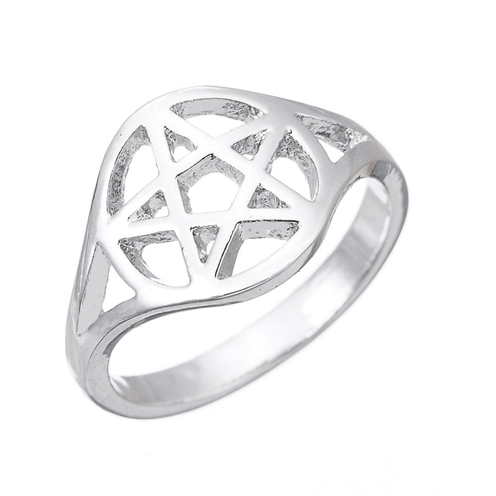 Wicca Pentagram Ring