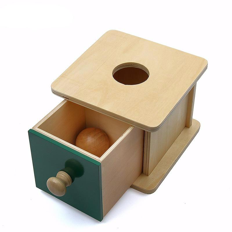 Montessori Wood Ball Matching Box - aleph-zero