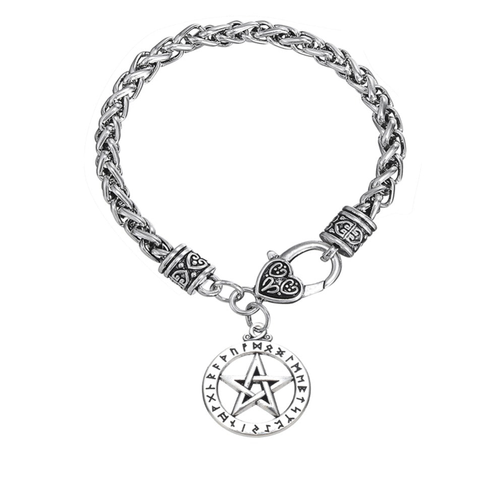 Pentacle Pentagram Wiccan Bracelet