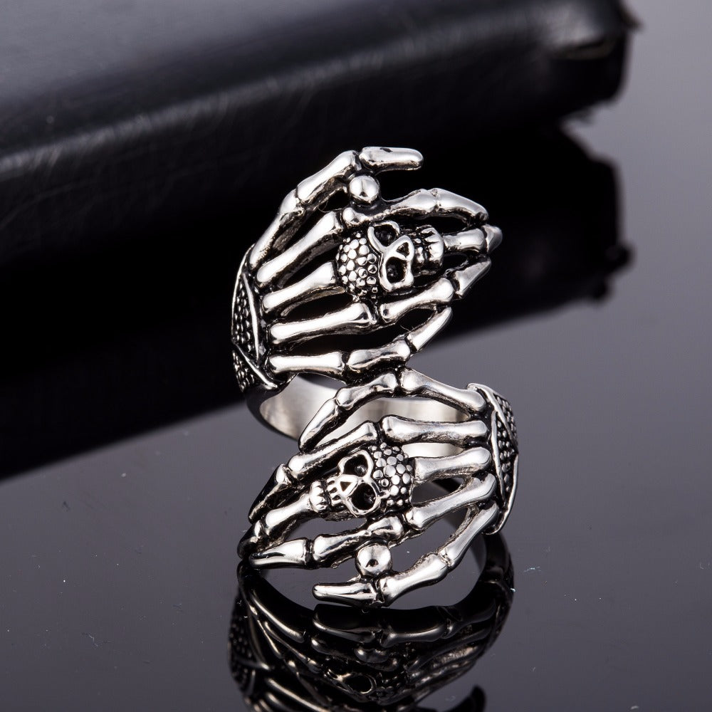Handmade Skull Ring - aleph-zero