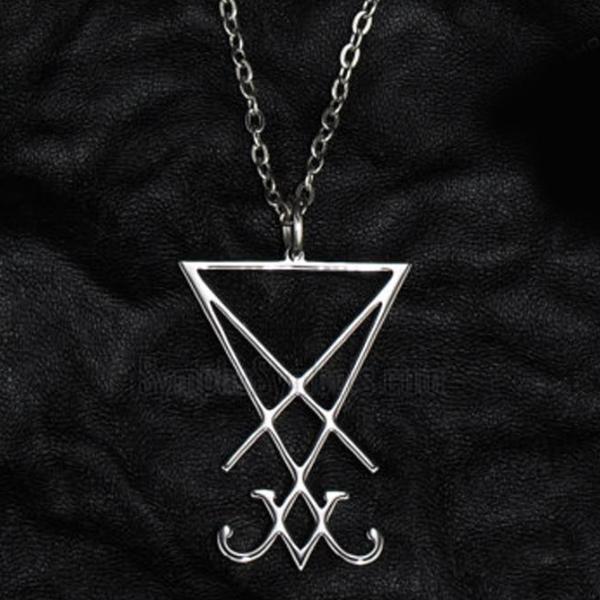 lucifer sigil pendant necklace