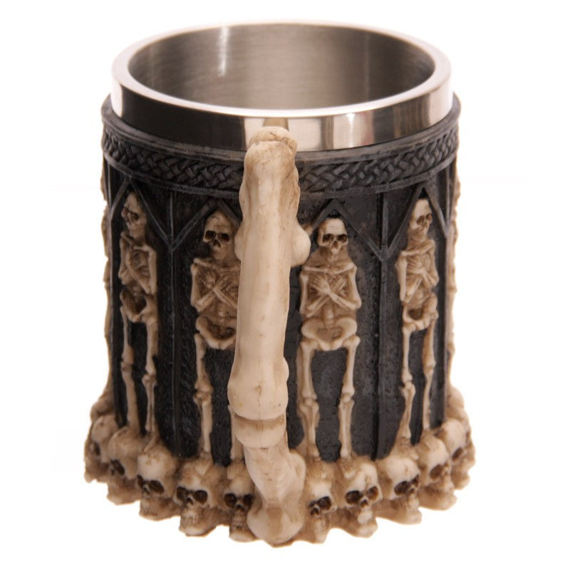 Double Wall Stainless Steel 3D Skull Mugs