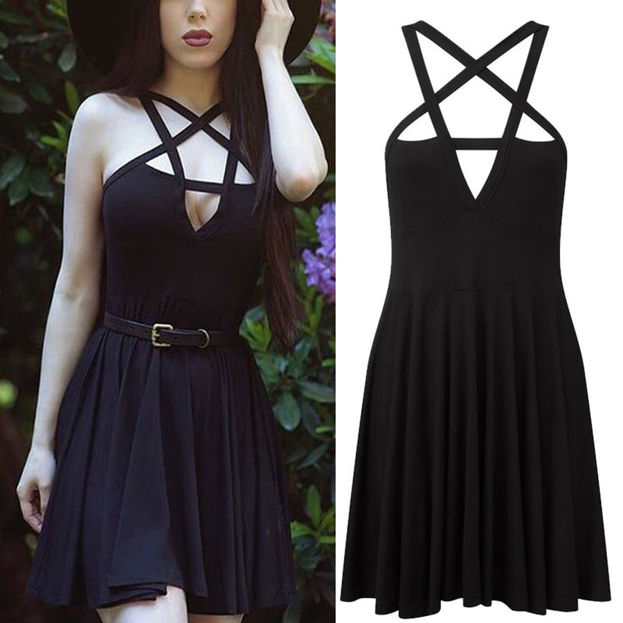 Sexy Pentacle Mini Dress