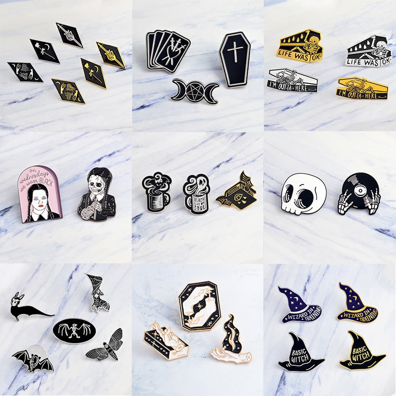 The Witch Magic Pins set