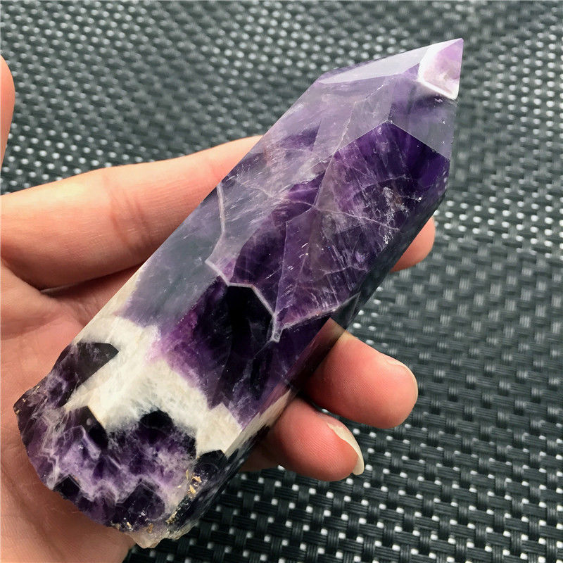 Beautiful natural Dream amethyst point quartz crystal
