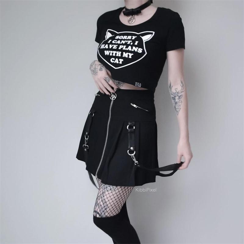 Sexy Gothic A Line Skirt