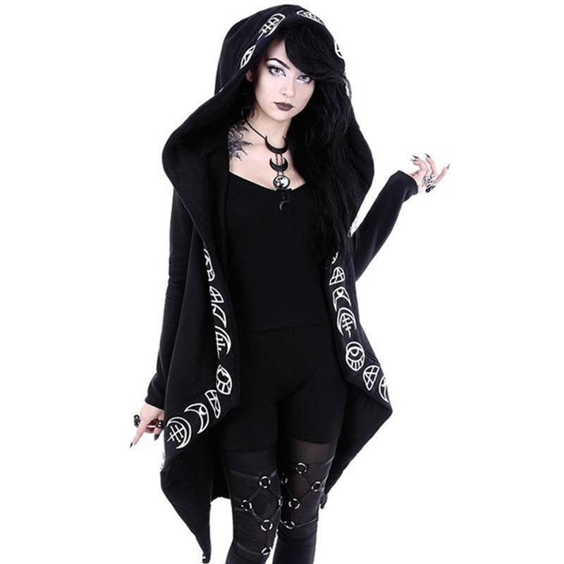 Gothic Casual Cotton Sweatshirt