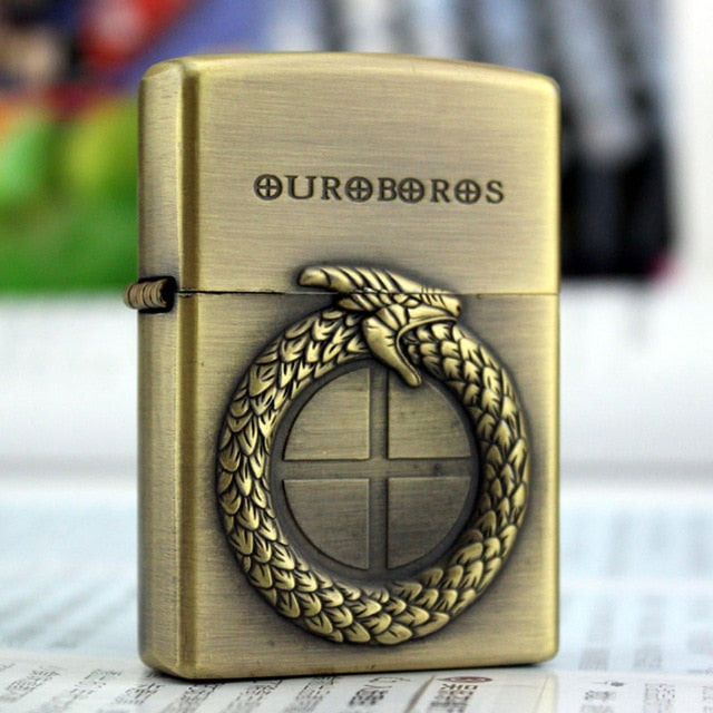 The Ouroboros Unique Gasoline Cigarette Lighter