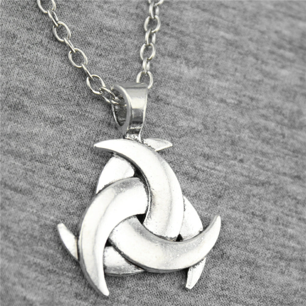 Triquetra Triple Moon Goddess necklace