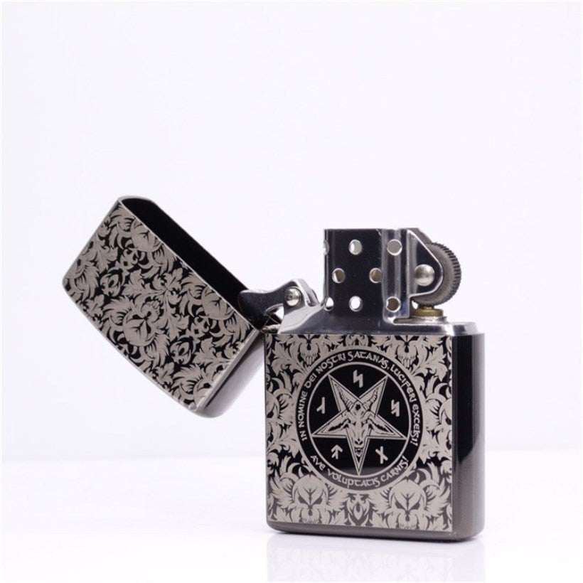 The Baphomet Refillable Petrol lighter