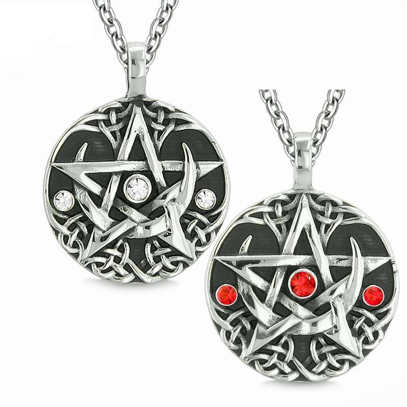 The Crystal Pentacle Of The Moon Necklace