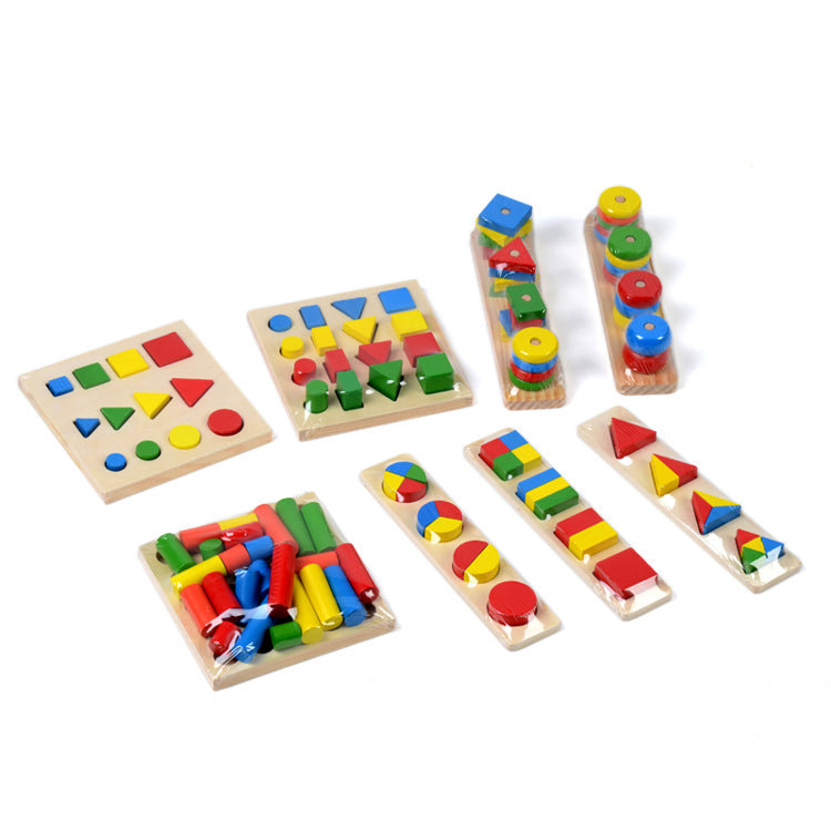 Montessori Sensorial 8 pieces Early Childhood Education - aleph-zero