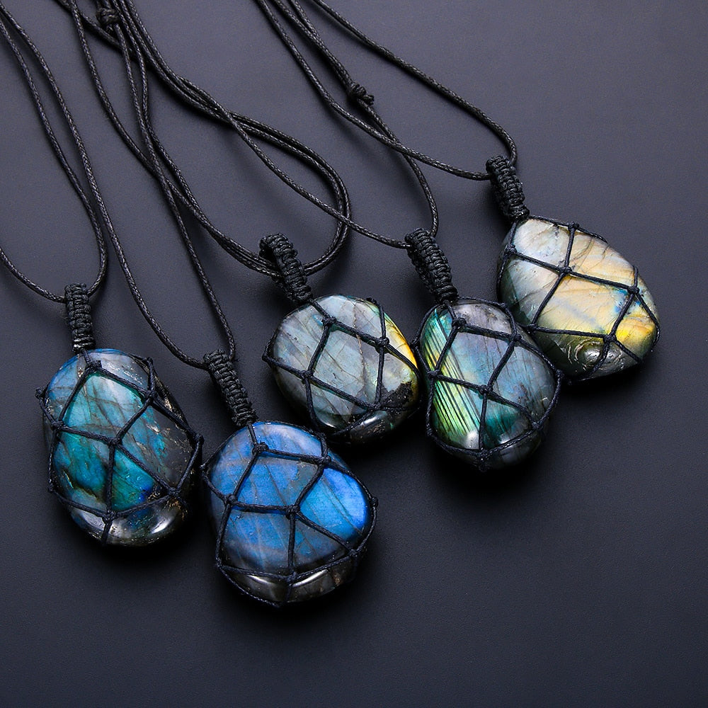 The Dragons Heart Labradorite Necklace