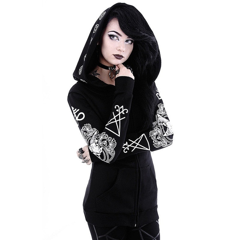 Sigil Of Satan Goat Head Sweatshirt